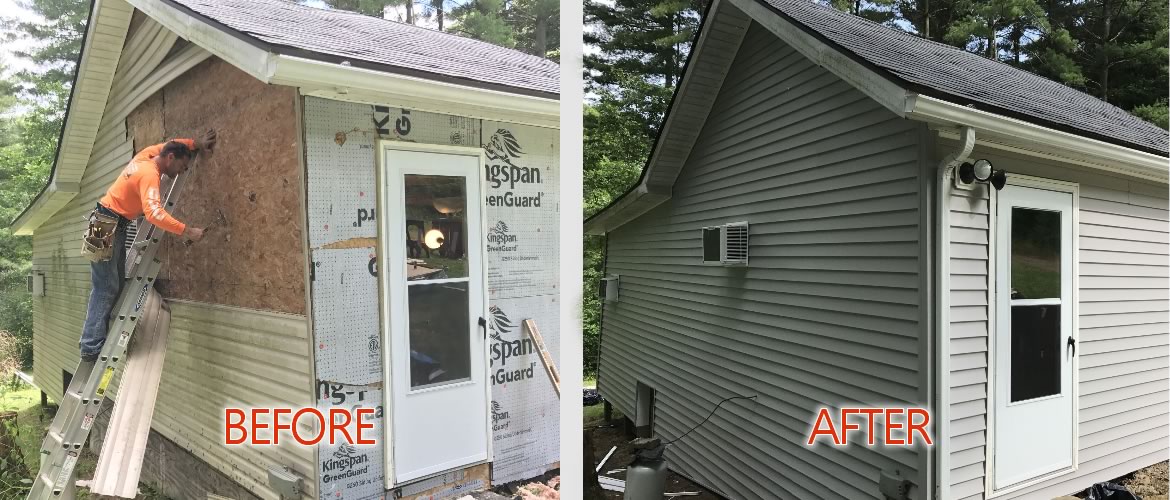 Before and After - Overton Valley Construction Renovations